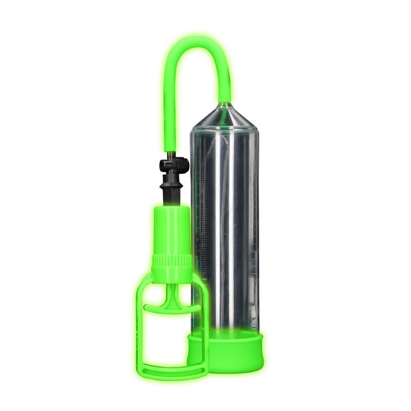 Buy OUCH! Glow In The Dark Comfort Beginner Pump - Clear/Glow Penis Pump