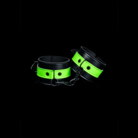 Buy OUCH! Glow In The Dark Handcuffs - Black/Glow In Dark Restraints
