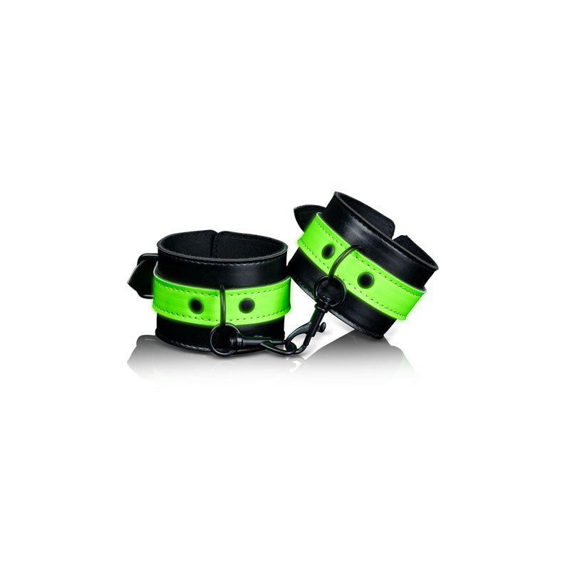 Buy OUCH! Glow In The Dark Handcuffs - Black/Glow In Dark Restraints