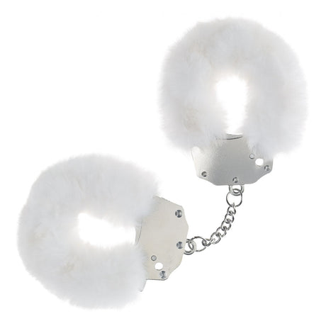 Buy OUCH! Heavy - Duty Fluffy Cuffs - White - White Fluffy Restraints