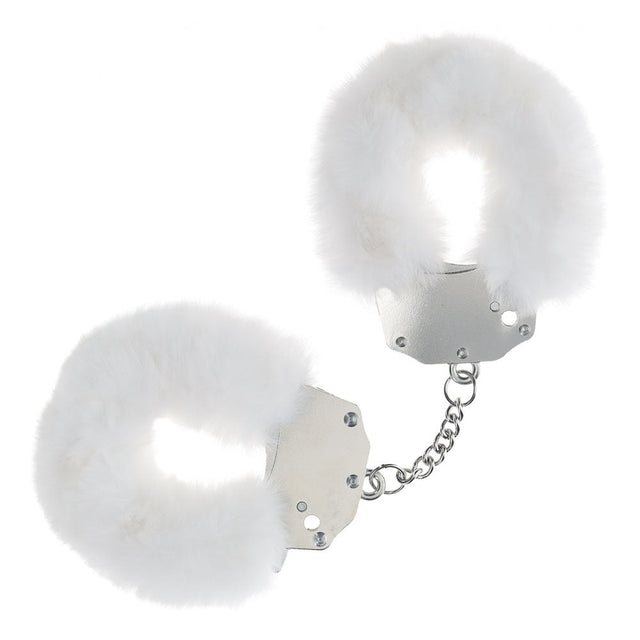 Buy OUCH! Heavy - Duty Fluffy Cuffs - White - White Fluffy Restraints