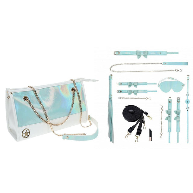 Buy OUCH! Paris Collection - Kit with Bag - Baby Blue Bondage Set with Bag - 8 Piece Kit