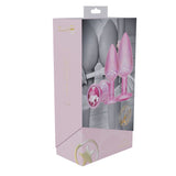 Buy OUCH! Paris Collection - Metal Anal Plug Set - Pink - Metallic Pink Butt Plugs with Gem Bases - Set of 3 Sizes