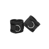 Buy OUCH! Velvet & Velcro Adjustable Handcuffs - Black Restraints
