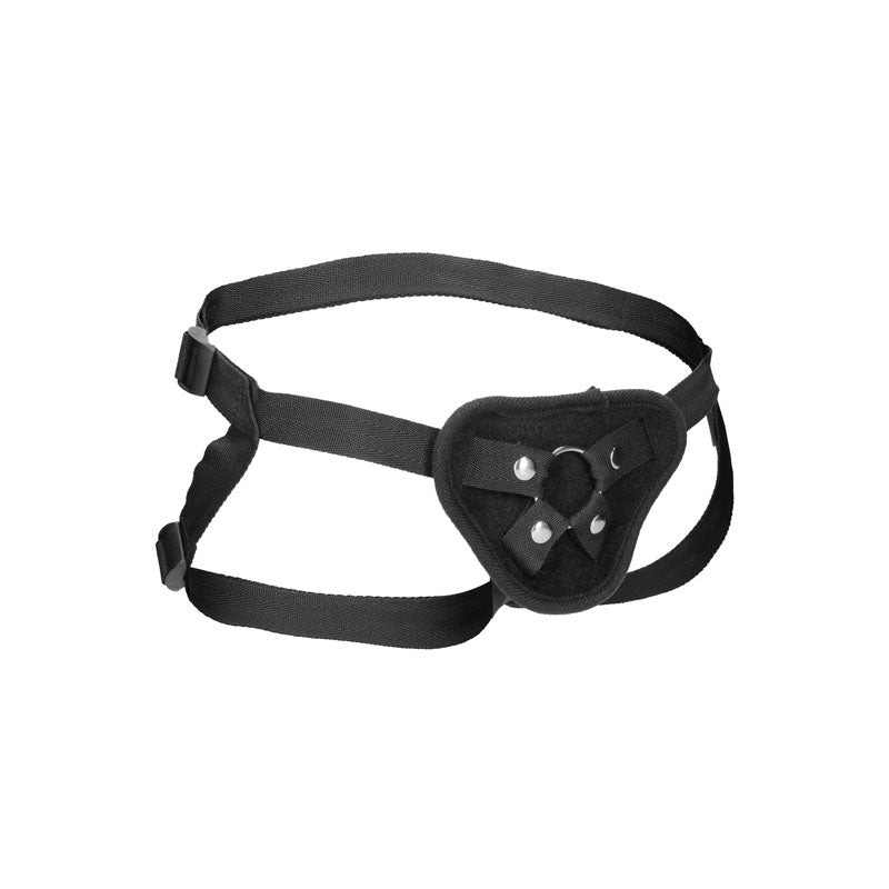 Buy OUCH! Velvet & Velcro Adjustable Harness with O - Ring - Black Strap - On Harness (No Probe Included)