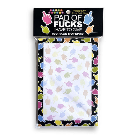 Buy Pad Of Fucks I Have To Give! Notepad - Novelty Notepad - 100 Pages