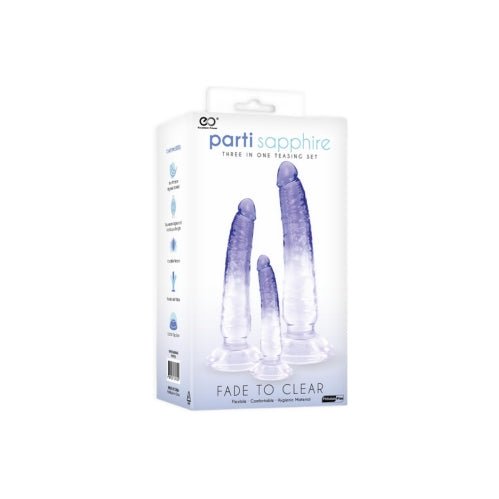 Buy Parti Sapphire 3 in 1 Kit - Transparent 3A at Oh Joy. Discover premium sexual toys with discreet shipping at the best price in NZ