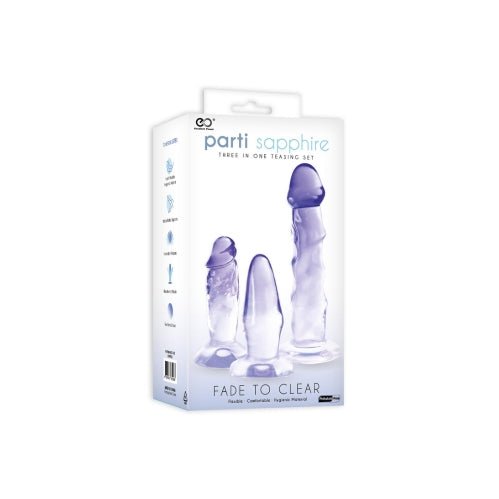 Buy Parti Sapphire 3 in 1 Kit - Transparent 4A at Oh Joy. Discover premium sexual toys with discreet shipping at the best price in NZ