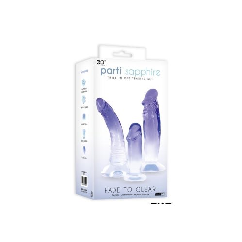 Buy Parti Sapphire 3 in 1 Kit - Transparent 5A at Oh Joy. Discover premium sexual toys with discreet shipping at the best price in NZ