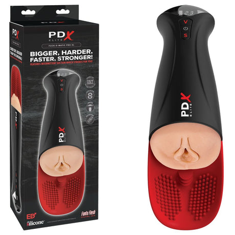 Buy PDX Elite Fap - O - Matic Pro XL - Light - Flesh USB Rechargeable Auto Stroker