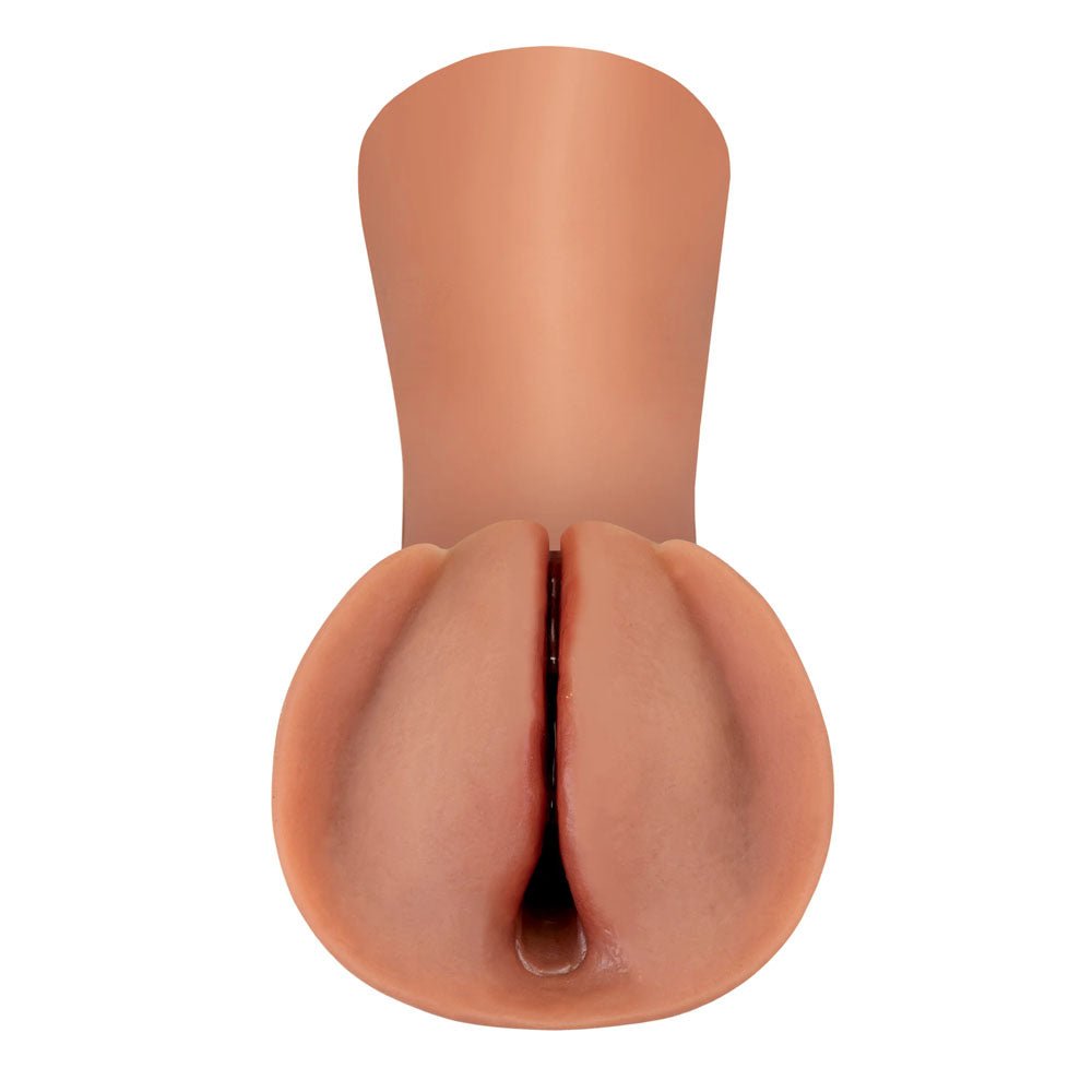 Buy PDX Extreme Wet Pussies - Slippery Slit - Tan - Tan Self - Lubricating Vagina Stroker