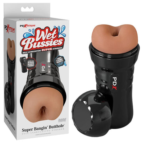 Buy PDX Wet Bussies Super Bangin Butt - Brown - Brown Anal Stroker