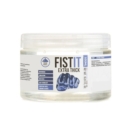 Buy Pharmquests Fist - It Extra Thick - Thick Water Based Lubricant - 500 ml Tub