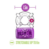 Buy Play With Me Pleaser Rechargeable C - Ring - Purple - Purple USB Rechargeable Cock Ring