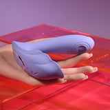 Buy Playboy Pleasure LILAC FANTASY - Purple 13.5 cm USB Rechargeable Tapping Vibrator with Remote
