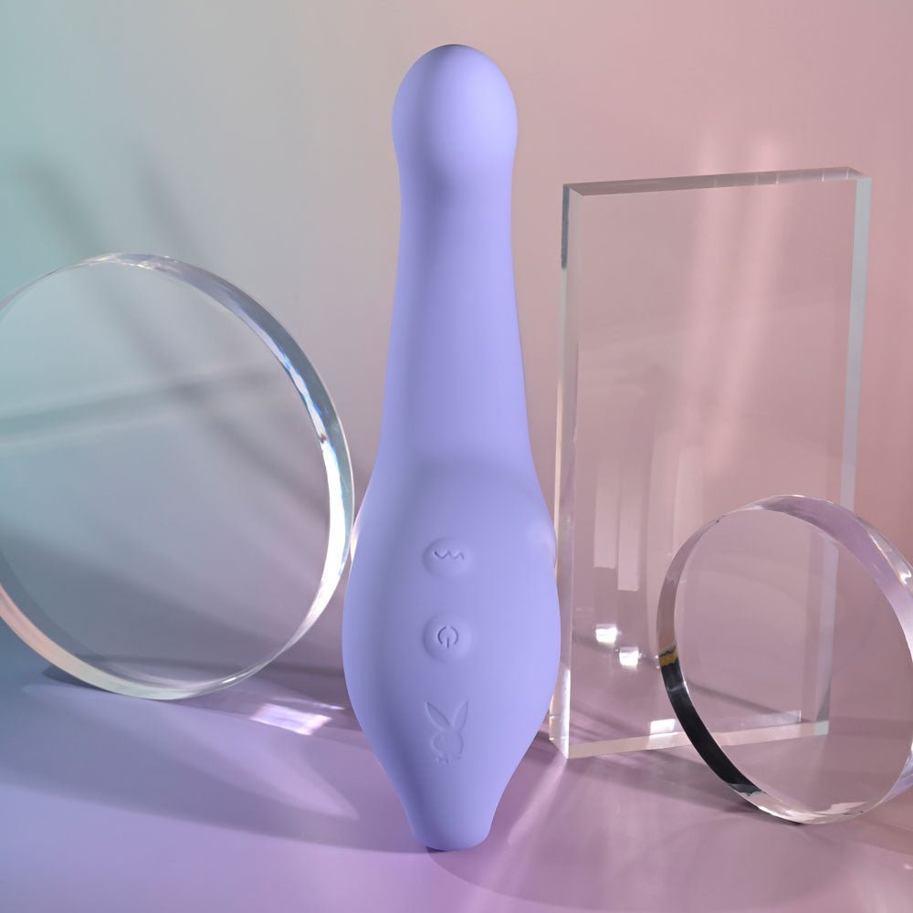 Buy Playboy Pleasure NICE TO MEET YOU - Purple 19.5 cm USB Rechargeable Vibrator at Oh Joy. Discover premium sexual toys with discreet shipping at the best price in NZ