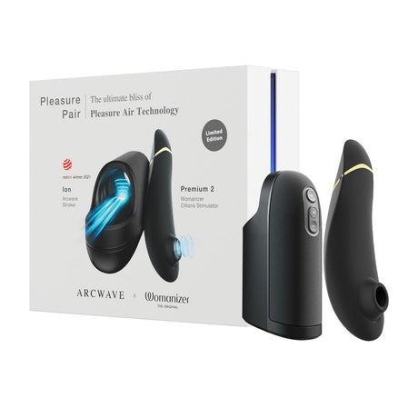 Buy Pleasure Pair Arcwave Ion & Womanizer Premium 2 at Oh Joy. Discover premium sexual toys with discreet shipping at the best price in NZ