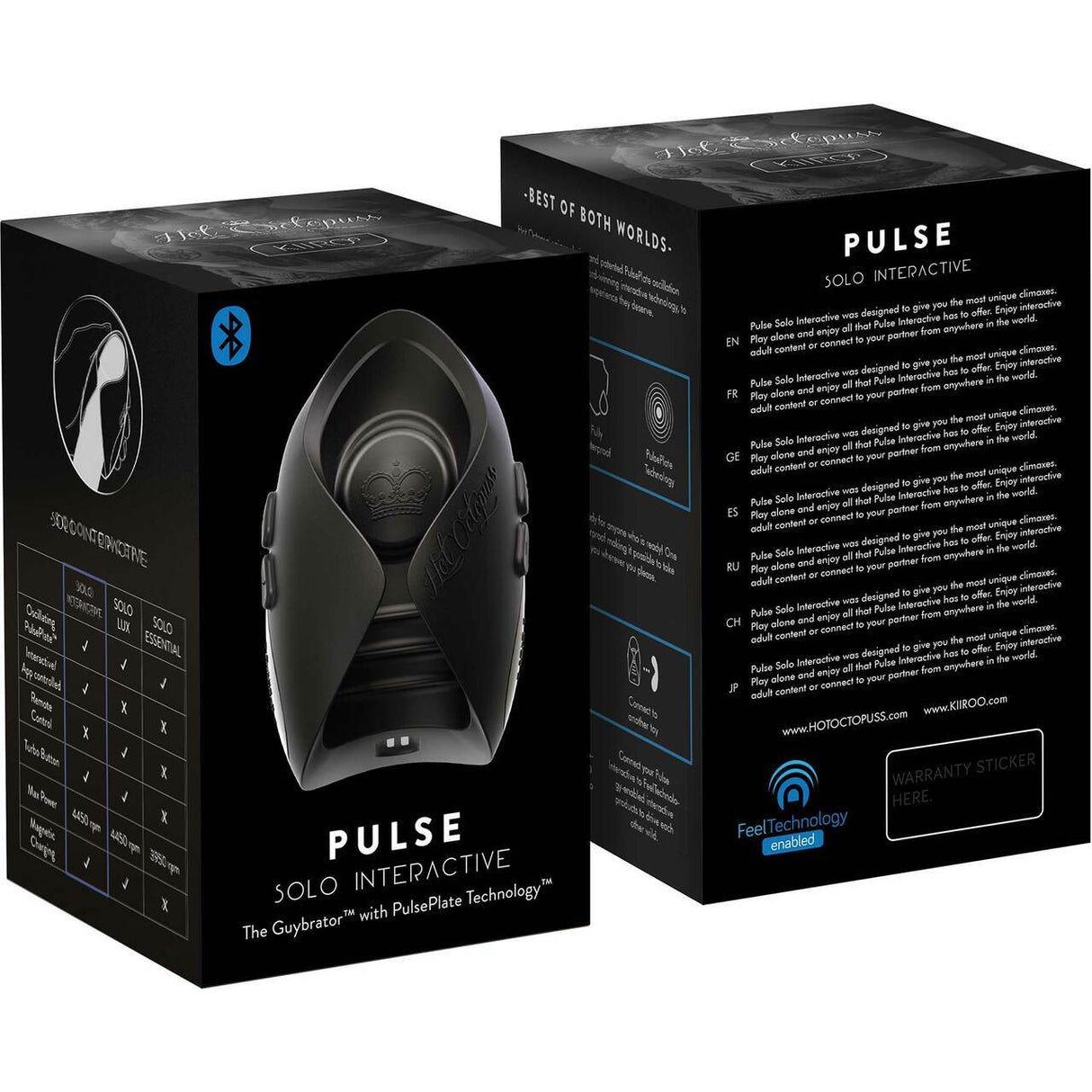 Buy Pulse Solo Interactive Powered by KIIROO at Oh Joy. Discover premium sexual toys with discreet shipping at the best price in NZ