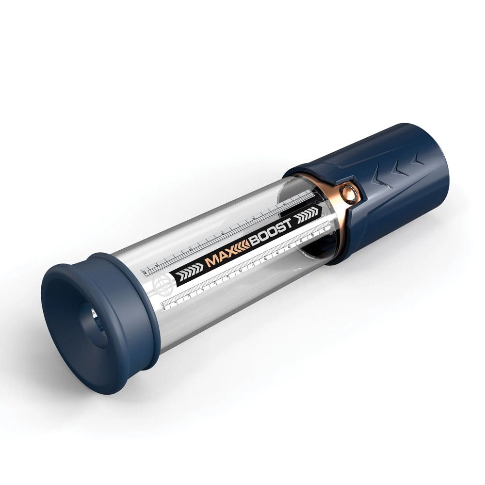 Buy Pump Worx Max Boost - Blue - Blue Penis Pump at NZ’s Mega Adult Toys Store. Discover premium sex toys with discreet shipping at the best price in NZ