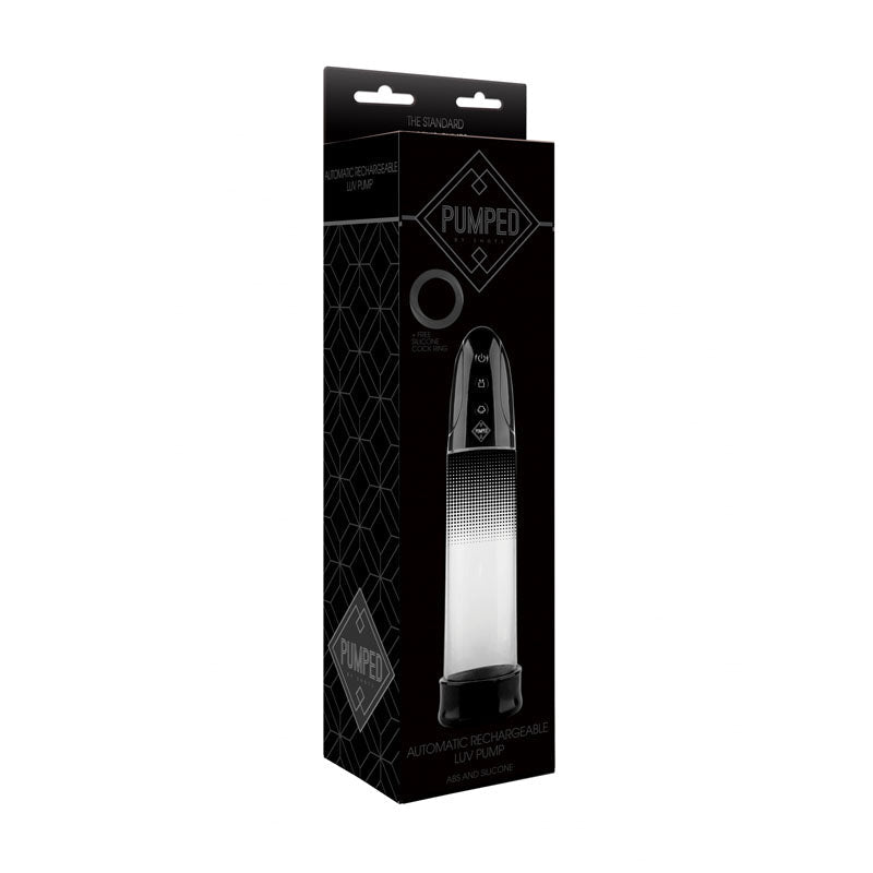 Buy Pumped Automatic Rechargeable Luv Pump - Black USB Rechargeable Powered Penis Pump