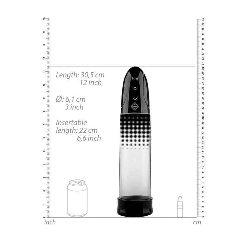 Buy Pumped Automatic Rechargeable Luv Pump - Black USB Rechargeable Powered Penis Pump