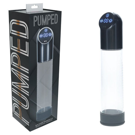 Buy PUMPED Automatic Waterproof Pump - Gun Metal - Gunmetal/Clear USB Rechargeable Automatic Penis Pump