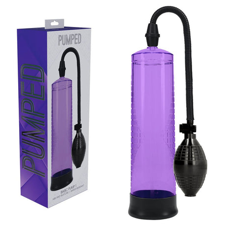Buy PUMPED Basic Pump 1 - Purple - Purple Penis Pump