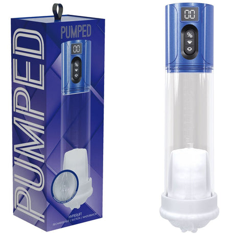 Buy PUMPED HyperLift - Blue - Metallic Blue/Clear USB Rechargeable Auto Pump
