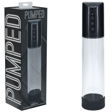 Buy PUMPED Hyperpump Automatic Pump - Gunmetal - Gunmetal Grey USB Rechargeable Auto Penis Pump