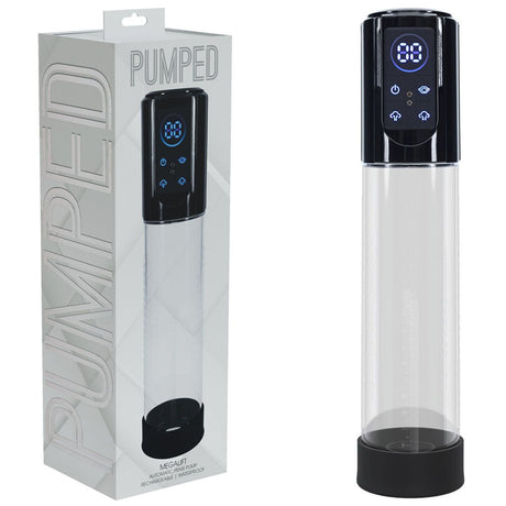 Buy PUMPED MegaLift Automatic Penis Pump - Black - Black/Clear USB Rechargeable Auto Penis Pump