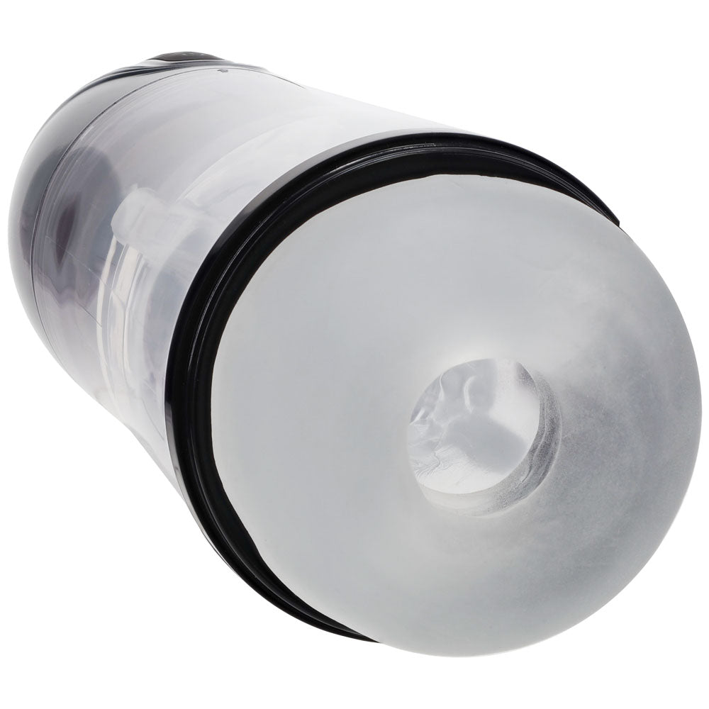 Buy PUMPED SonicPull - Gunmetal - Gunmetal Grey/Clear USB Rechargeable Sucking And Vibrating Auto Masturbator
