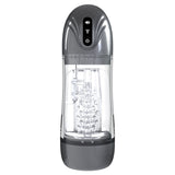 Buy PUMPED SonicPull - Gunmetal - Gunmetal Grey/Clear USB Rechargeable Sucking And Vibrating Auto Masturbator