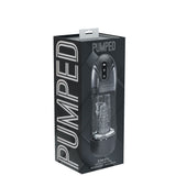 Buy PUMPED SonicPull - Gunmetal - Gunmetal Grey/Clear USB Rechargeable Sucking And Vibrating Auto Masturbator