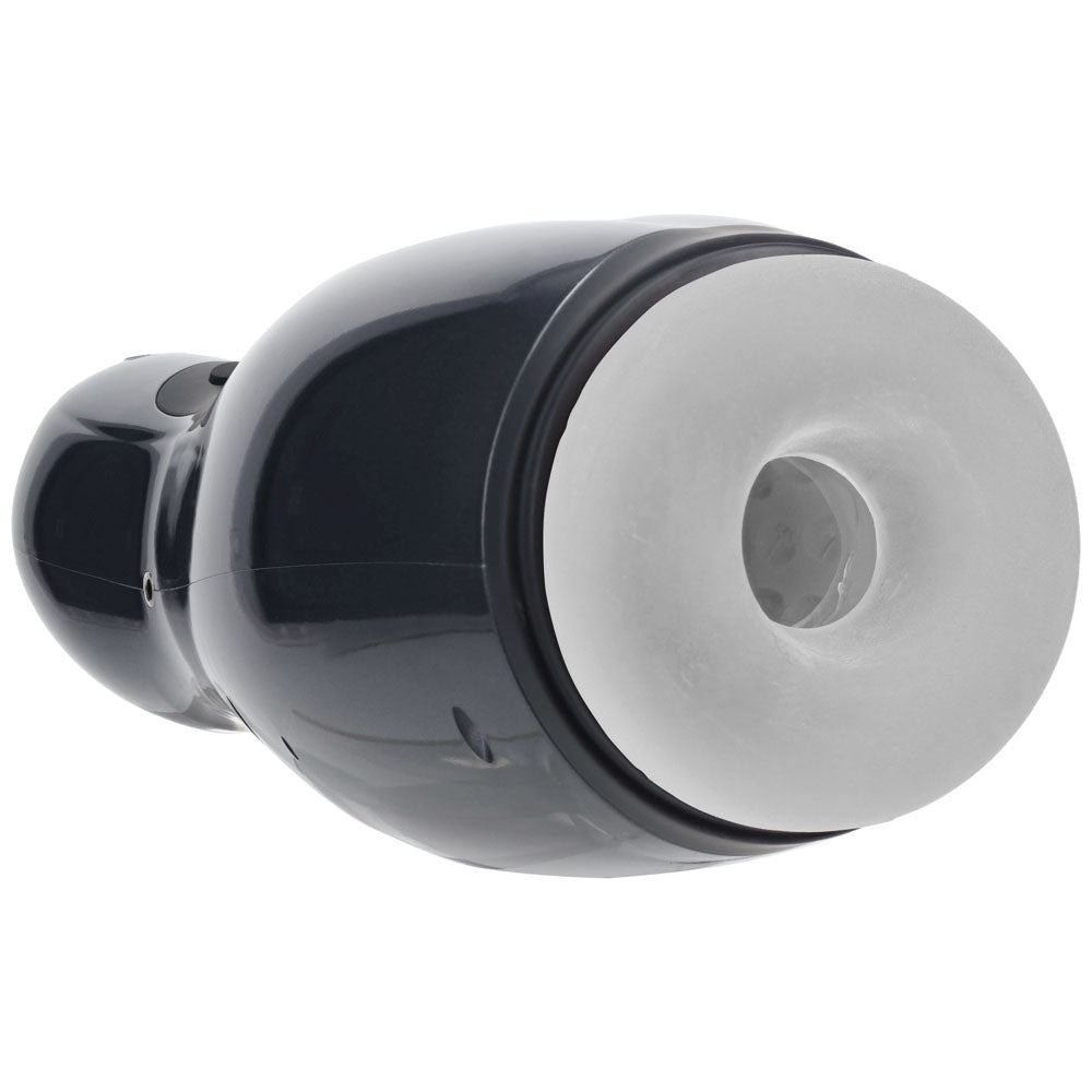 Buy PUMPED Virtuo - Gunmetal - Gunmetal Grey/Clear USB Rechargeable Sucking And Vibrating Auto Masturbator