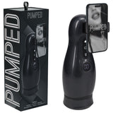 Buy PUMPED Virtuo - Gunmetal - Gunmetal Grey/Clear USB Rechargeable Sucking And Vibrating Auto Masturbator