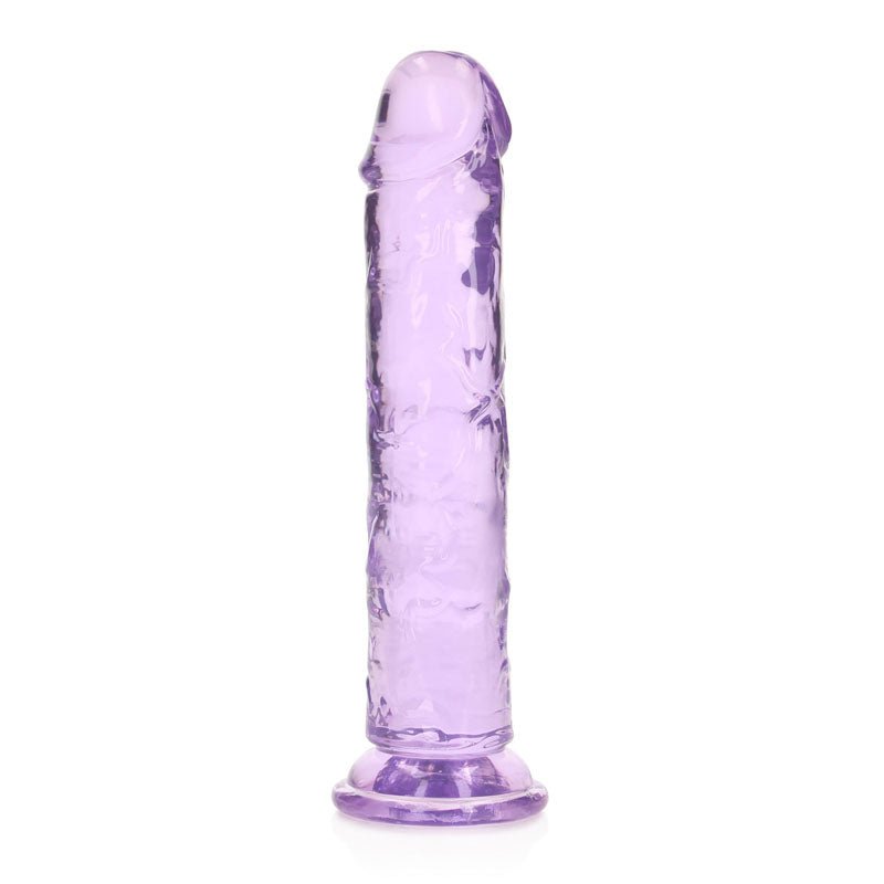 Buy REALROCK 18 cm Straight Dildo - Purple - Purple 18 cm (7'') Dong