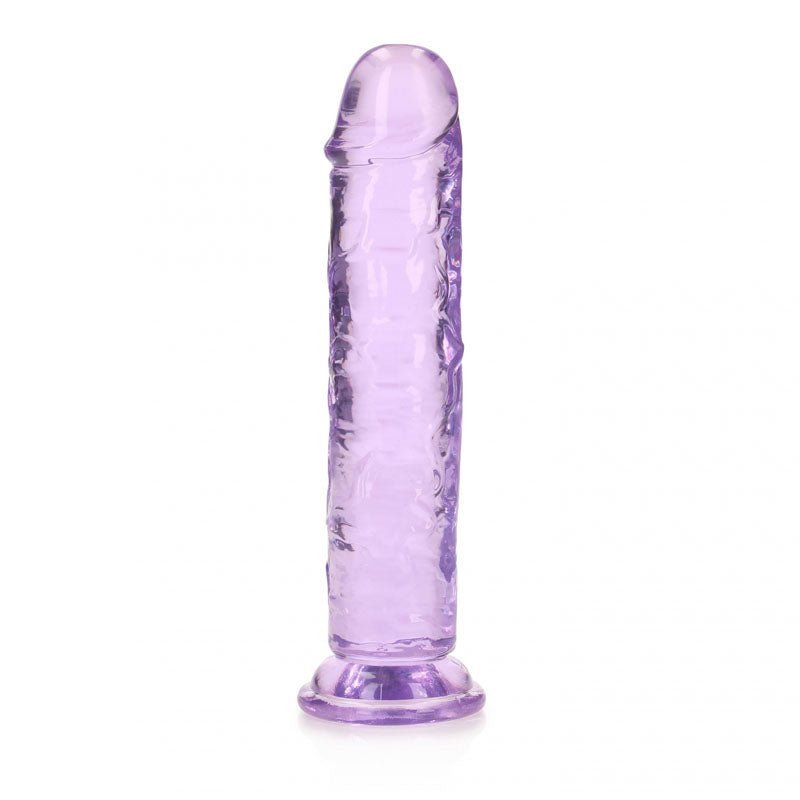 Buy REALROCK 18 cm Straight Dildo - Purple - Purple 18 cm (7'') Dong