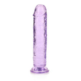 Buy REALROCK 18 cm Straight Dildo - Purple - Purple 18 cm (7'') Dong