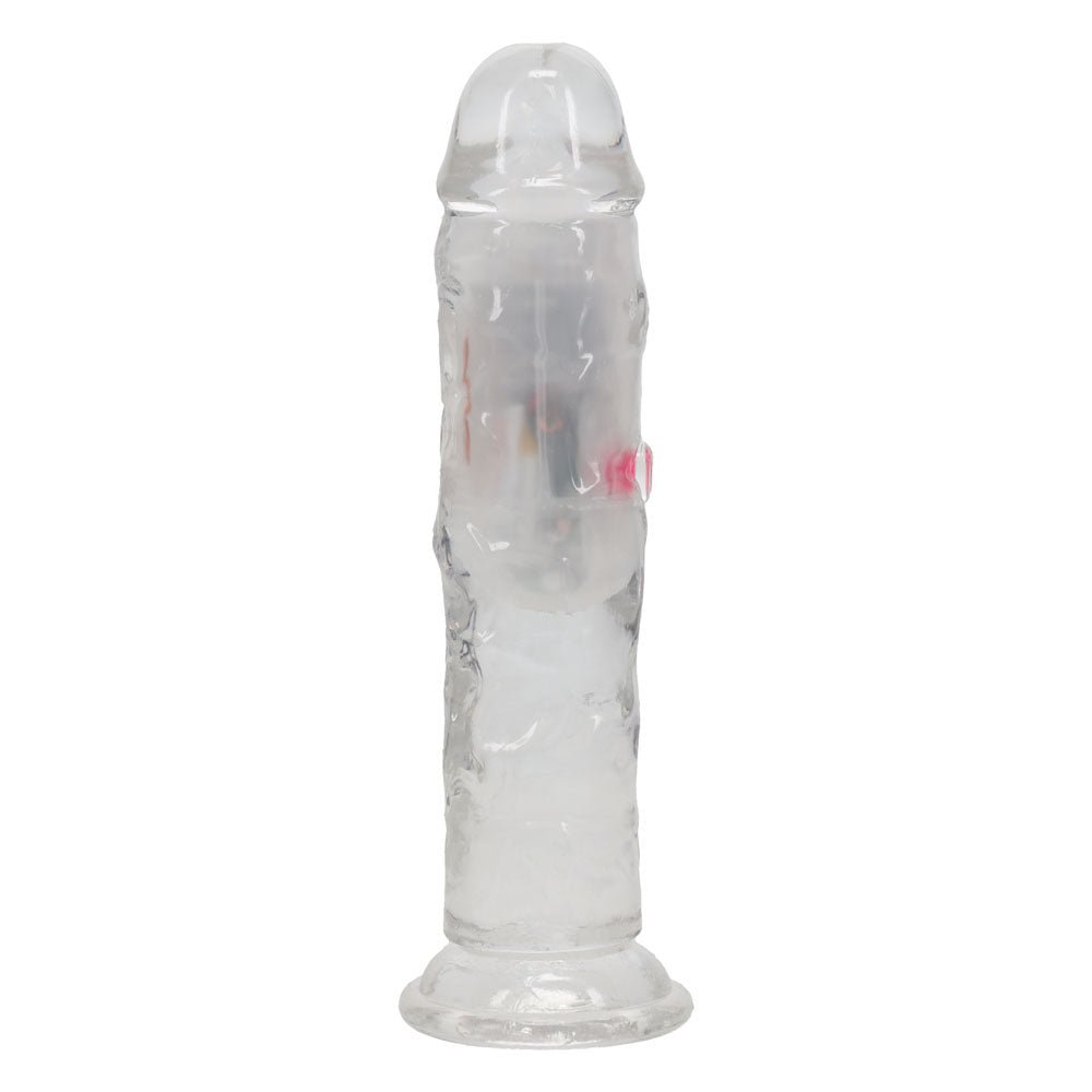 Buy REALROCK 6'' No Balls Wireless Rechargeable LED Vibrating Dong - Clear with LED 16.5 cm USB Rechargeable Vibrating Dong with Remote