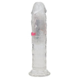 Buy REALROCK 6'' No Balls Wireless Rechargeable LED Vibrating Dong - Clear with LED 16.5 cm USB Rechargeable Vibrating Dong with Remote