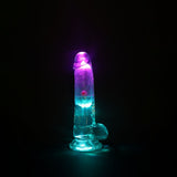 Buy REALROCK 6'' with Balls Wireless Rechargeable LED Vibrating Dong - Clear with LED 16.2 cm USB Rechargeable Vibrating Dong with Remote