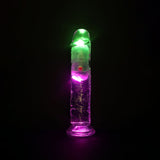 Buy REALROCK 7'' No Balls Wireless Rechargeable LED Vibrating Dong - Clear with LED 20 cm USB Rechargeable Vibrating Dong with Remote