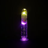 Buy REALROCK 7'' No Balls Wireless Rechargeable LED Vibrating Dong - Clear with LED 20 cm USB Rechargeable Vibrating Dong with Remote