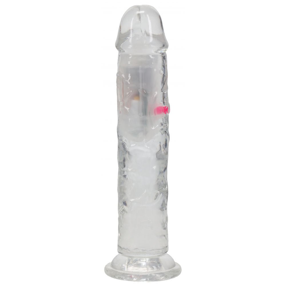 Buy REALROCK 7'' No Balls Wireless Rechargeable LED Vibrating Dong - Clear with LED 20 cm USB Rechargeable Vibrating Dong with Remote