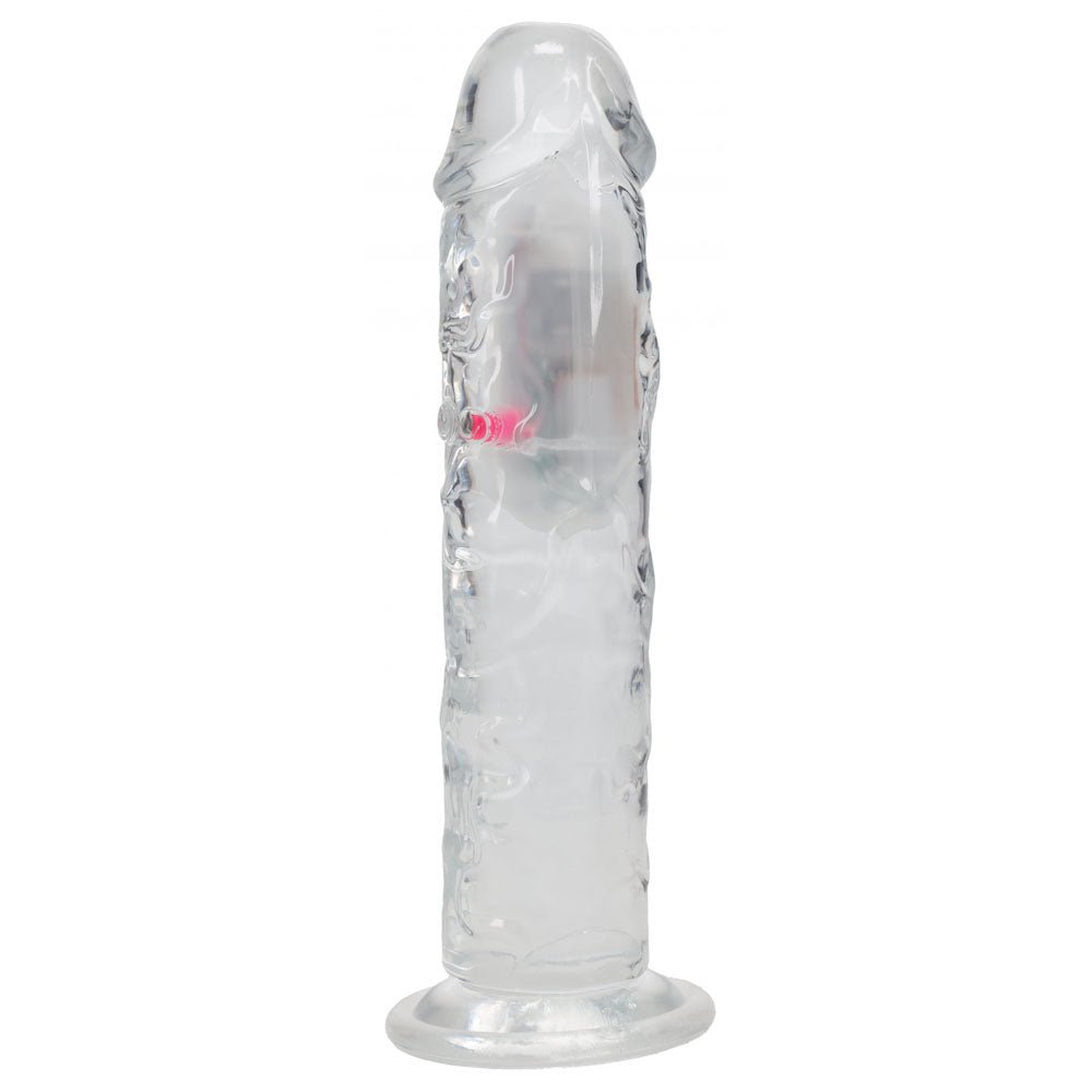 Buy REALROCK 8'' No Balls Wireless Rechargeable LED Vibrating Dong - Clear with LED 22 cm USB Rechargeable Vibrating Dong with Remote