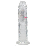 Buy REALROCK 8'' No Balls Wireless Rechargeable LED Vibrating Dong - Clear with LED 22 cm USB Rechargeable Vibrating Dong with Remote