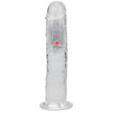 Buy REALROCK 8'' No Balls Wireless Rechargeable LED Vibrating Dong - Clear with LED 22 cm USB Rechargeable Vibrating Dong with Remote