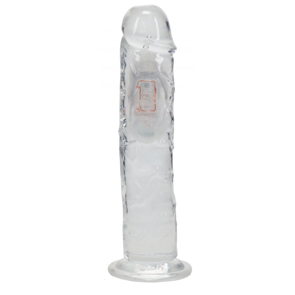 Buy REALROCK 8'' No Balls Wireless Rechargeable LED Vibrating Dong - Clear with LED 22 cm USB Rechargeable Vibrating Dong with Remote