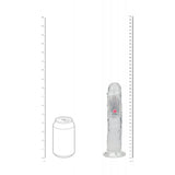 Buy REALROCK 8'' No Balls Wireless Rechargeable LED Vibrating Dong - Clear with LED 22 cm USB Rechargeable Vibrating Dong with Remote