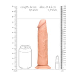 Buy REALROCK 9'' Realistic Dildo - Flesh 22.9 cm Dong